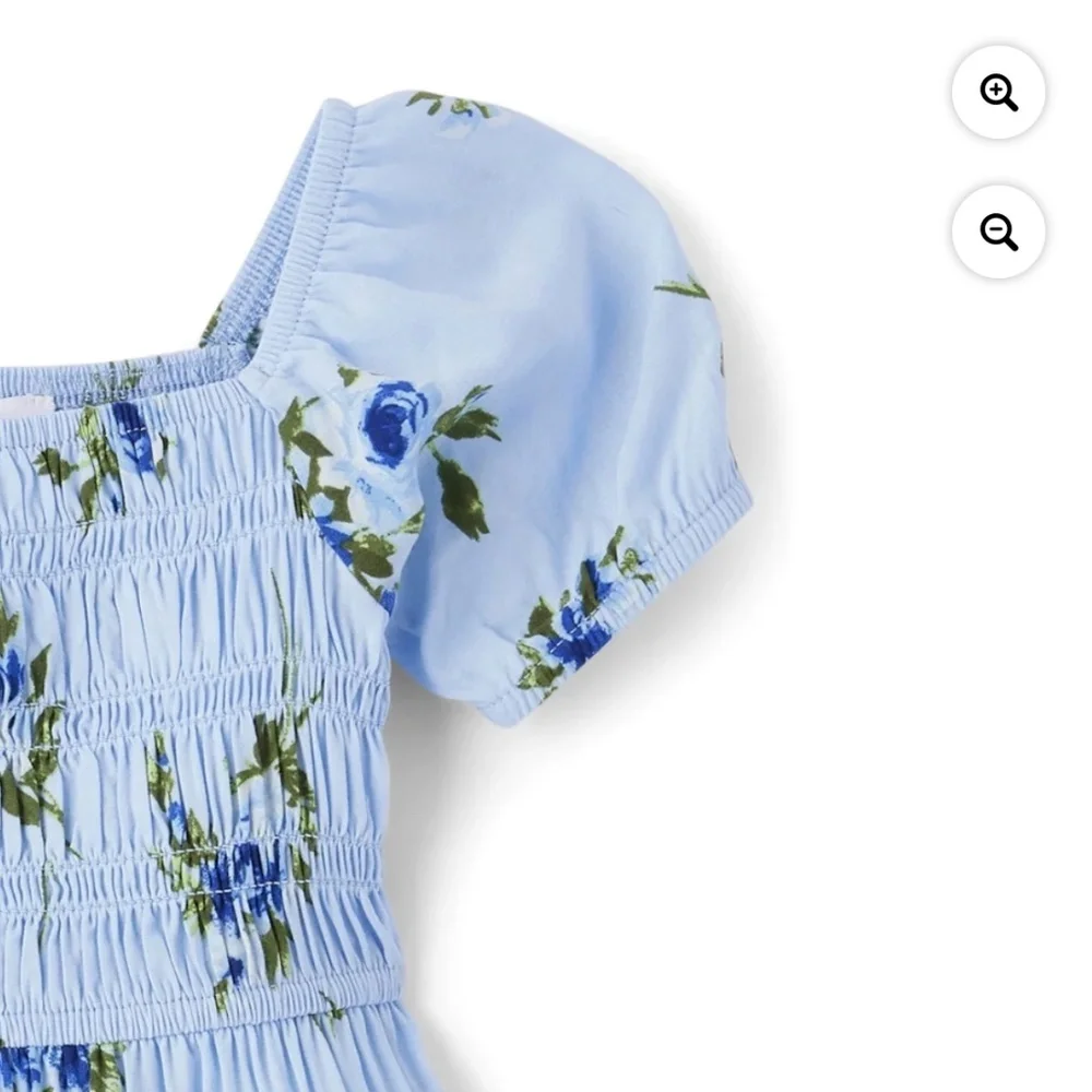 The Children’s Place Toddler Girls Breeze Blue Floral Print Size 5T NWT